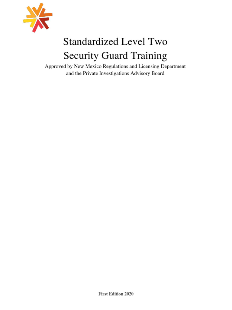 Level Two Security Guard Training Guide | PDF | Search And Seizure ...