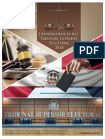 Jurisprudencia Del Tribunal Superior Electoral - 2018