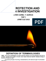 Fire Protection and Arson Investigation