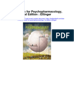 Test Bank For Psychopharmacology 1st Edition Ettinger