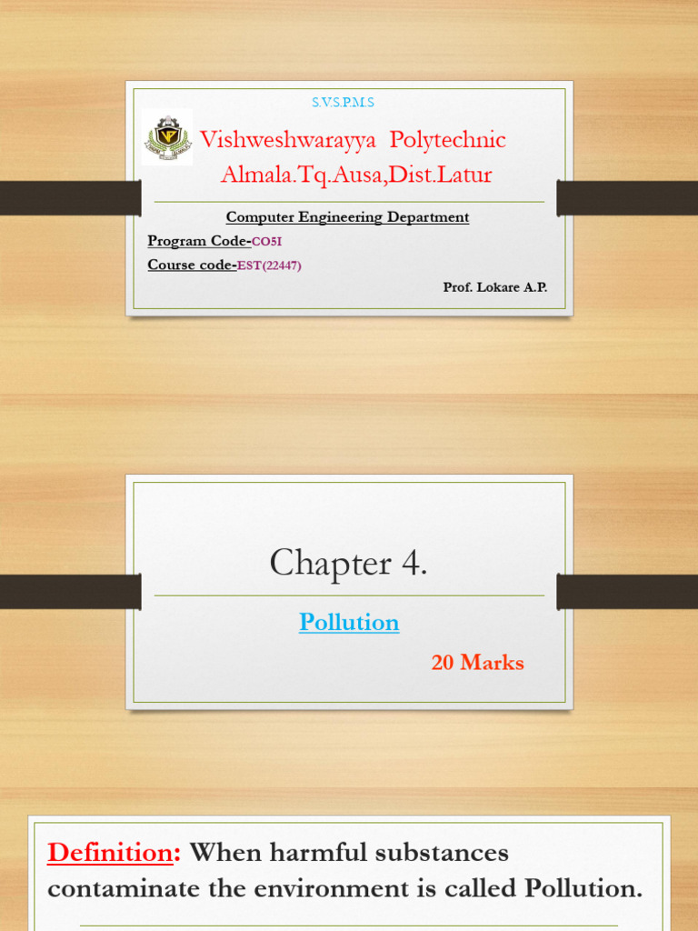 Pollution Chapter Pdf – Water Pollution – UDNWIY