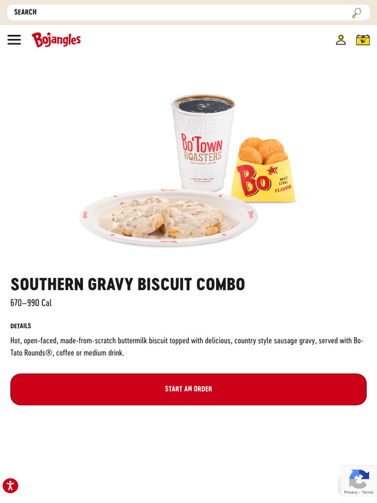 Southern Gravy Biscuit Combo Bojangles PDF