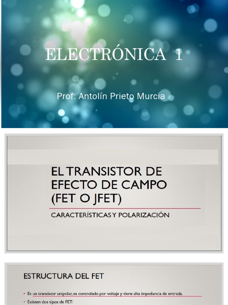 Clase _6_E1 _El Transistor FET PDF