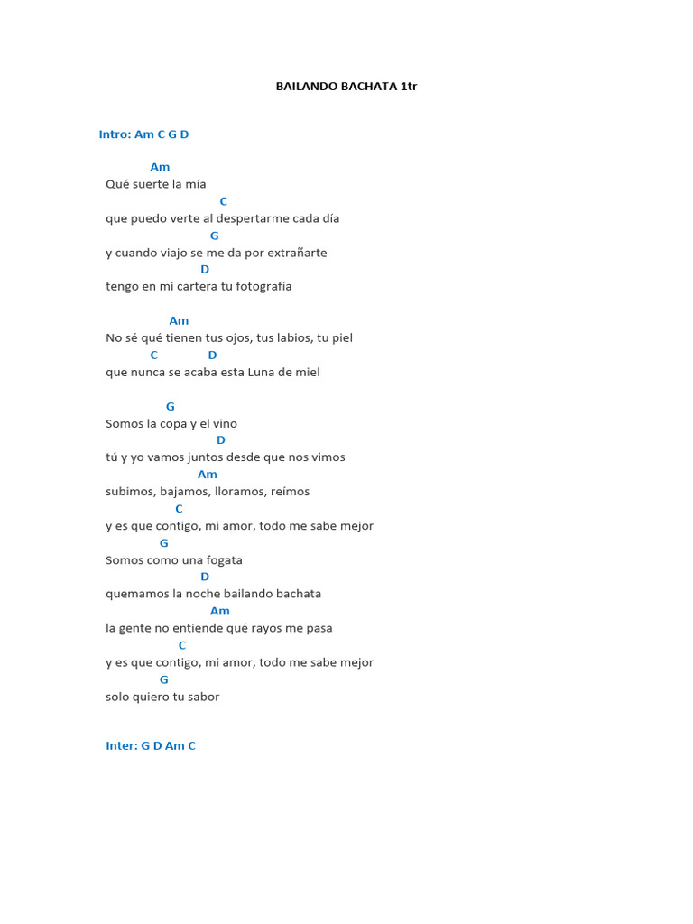 Ella Baila Sola Chords | TikTok, image size:768x1024
