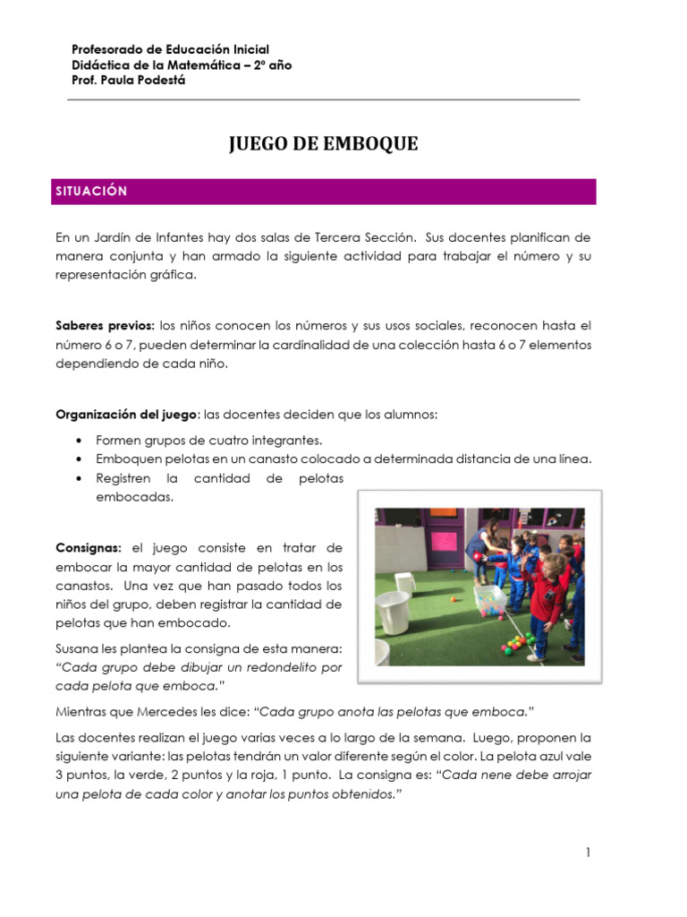 Juego de Emboque para Educación Inicial | PDF