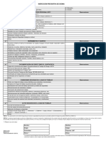 Formato de Inspeccion de Estandares de Seguridad Lap