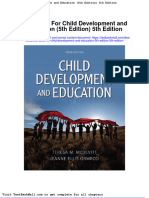 Test Bank For Child Development and Education 5th Edition 5th Edition