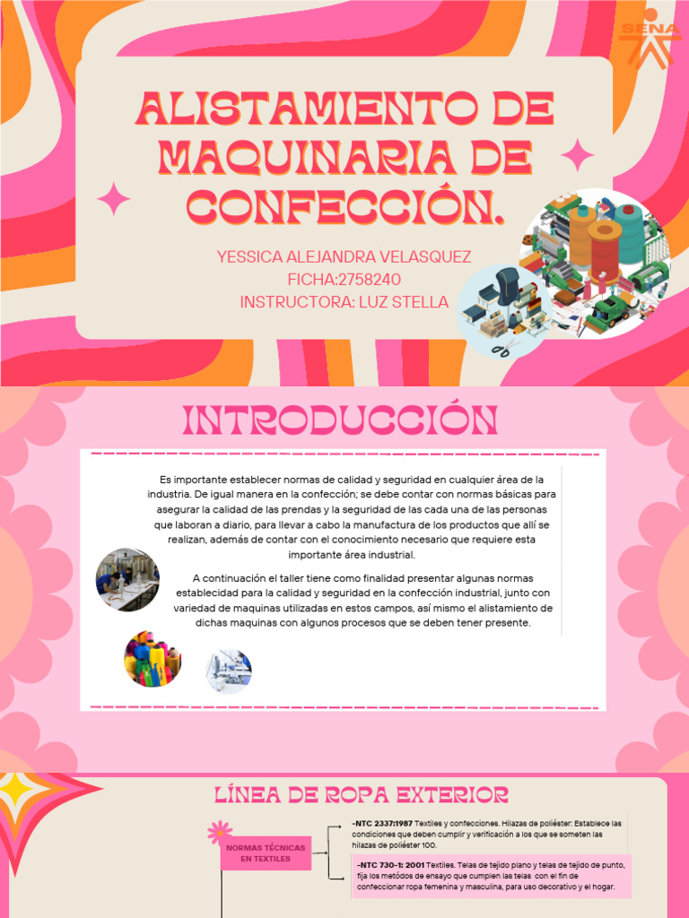 Alistamiento de Maquinaria - Yv | PDF | Textiles | Ropa