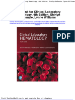 Test Bank For Clinical Laboratory Hematology 4th Edition Shirlyn Mckenzie Lynne Williams