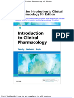 Test Bank For Introduction To Clinical Pharmacology 9th Edition