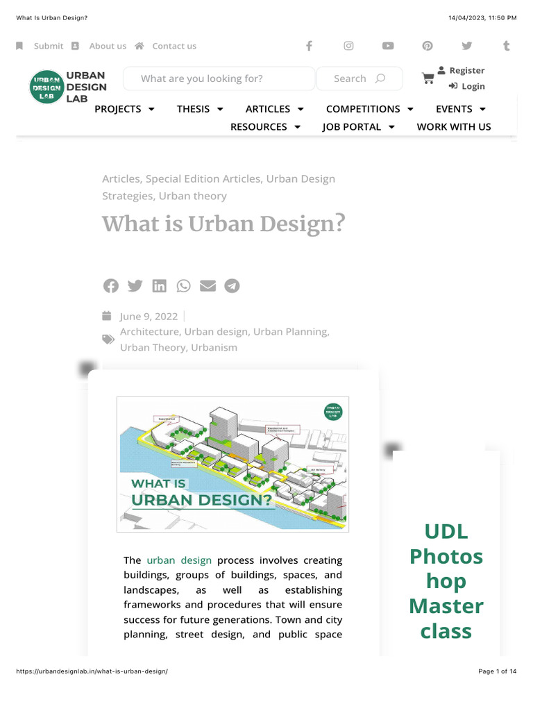 Understanding Urban Design Essentials | PDF | Computers