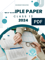 Class 12 Sample Paper