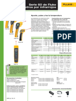 Características Técnicas - Termo Anemometro FLUKE Serie 60