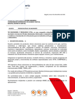 Carta de Presentacion VRingenieria A COORDINADOR SUMINISTRO en Alianza Team SA