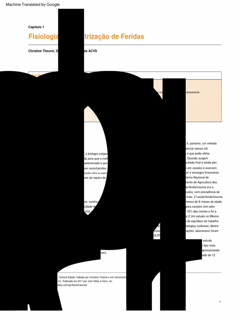 Equine Wound Management 2016 Theoret Physiology of Wound Healing