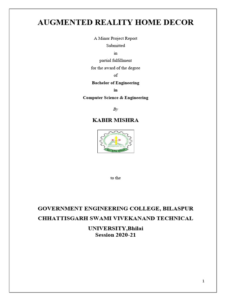 Minor project pdf