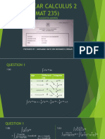 PAST YEAR CALCULUS 2 (MAT 235) (Suggested Answer)