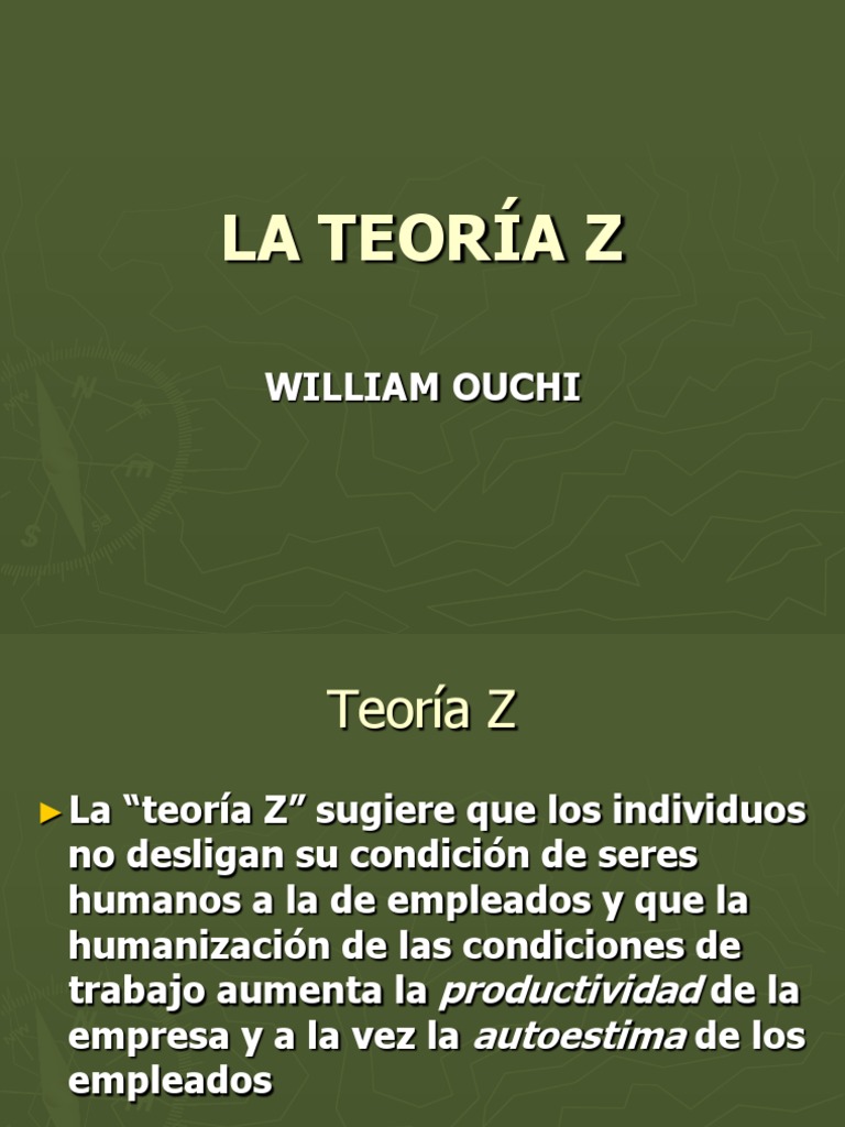 La Teora Z | PDF | Teoría | Derecho laboral