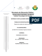 Reporte de Canales de Máxima Eficiencia