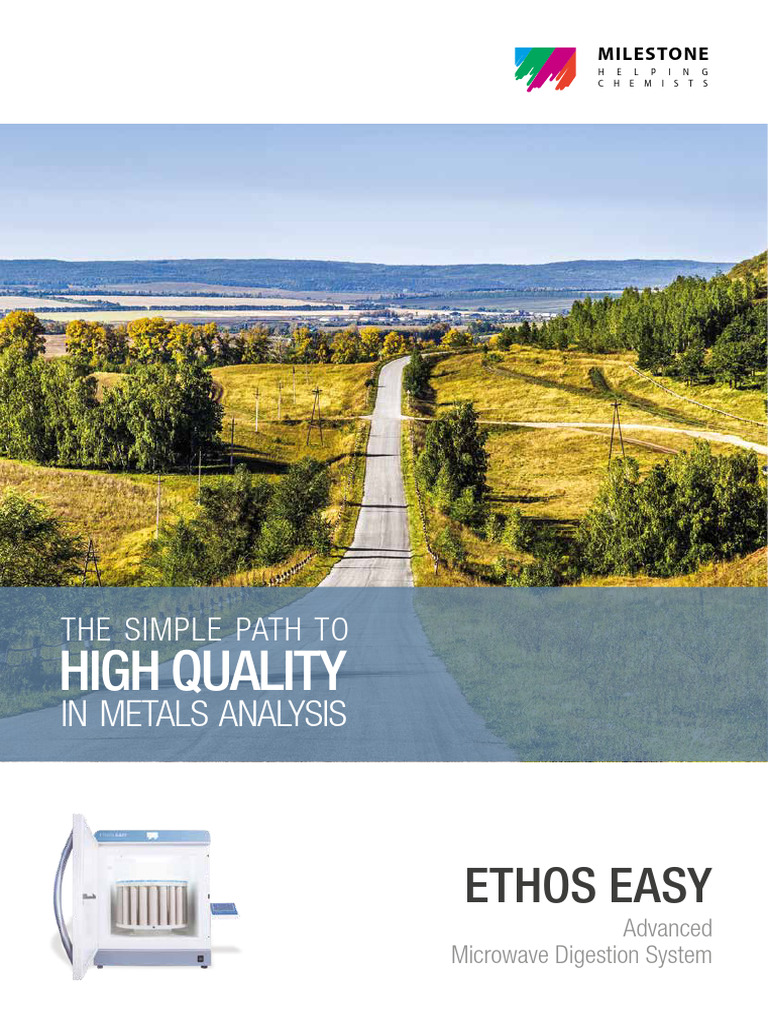 ETHOS EASY Microwave Digestion System | PDF | Reliability Engineering ...