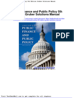 Public Finance and Public Policy 5th Edition Gruber Solutions Manual