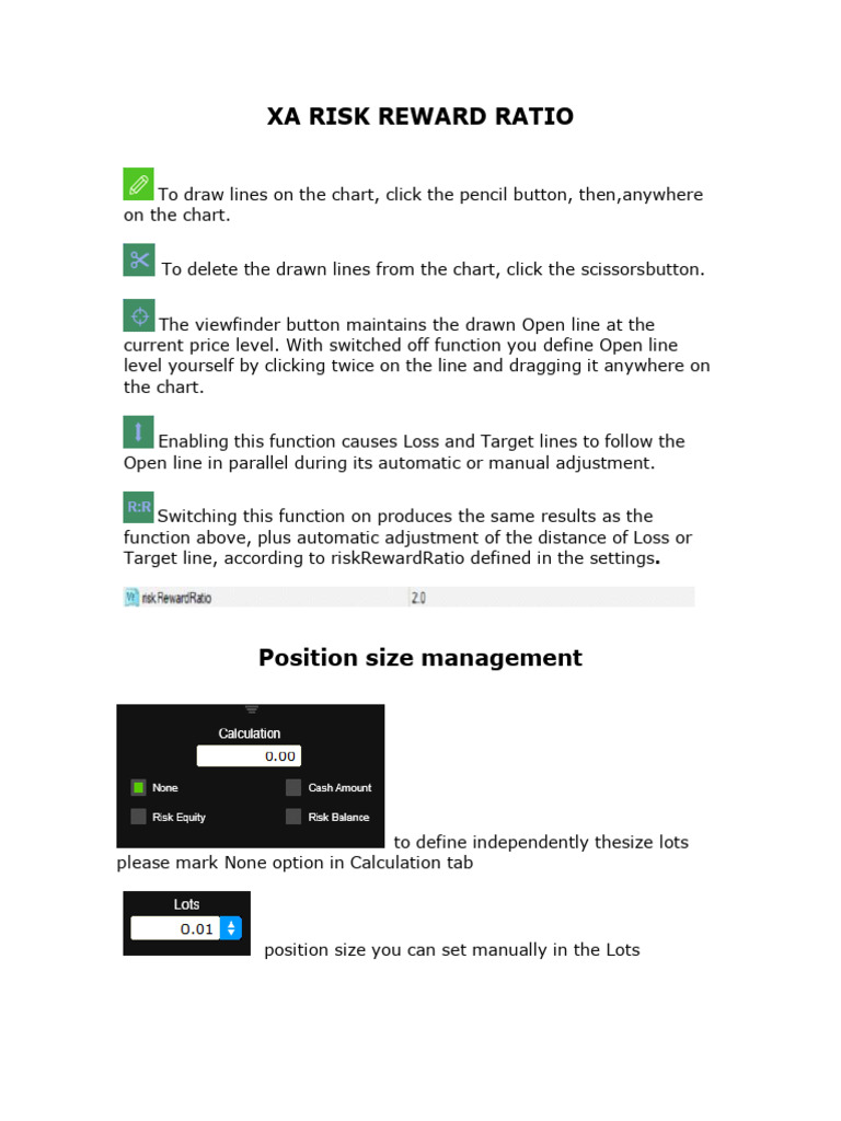 XA Risk Reward Ratio | PDF | Option (Finance) | Profit (Economics)