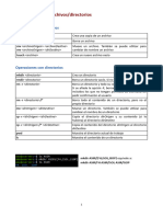 Archivos y Directorios. Ejercicios