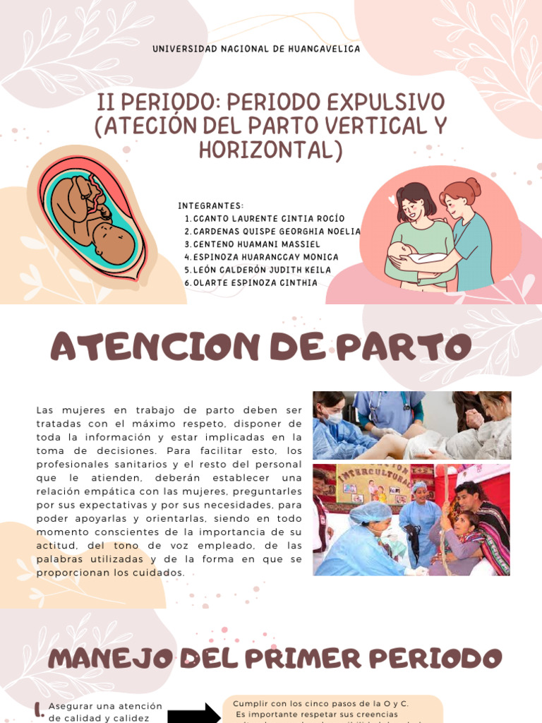 Atención en el Período Expulsivo del Parto | PDF
