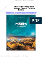 Solution Manual For Principles of Macroeconomics Seventh Canadian Edition