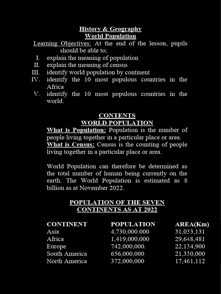 6th Week History & Geography PDF