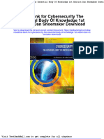 Test Bank For Cybersecurity The Essential Body of Knowledge 1st Edition Dan Shoemaker Download