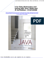 Test Bank for Data Abstraction and Problem Solving With Java Walls and Mirrors 3 e 3rd Edition 0132122308