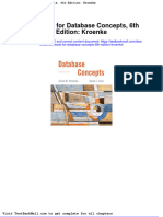 Test Bank For Database Concepts 6th Edition Kroenke