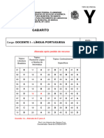 Gabarito Prova Docente Port y