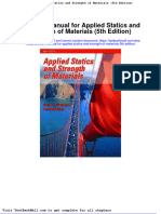 Solution Manual For Applied Statics and Strength of Materials 5th Edition