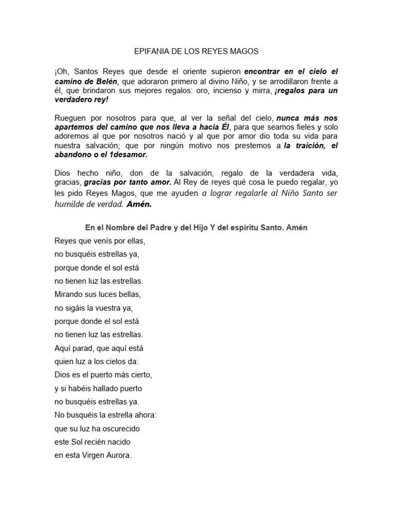 Epifania De Los Reyes Magos Pdf Reyes Magos Herodes El Grande