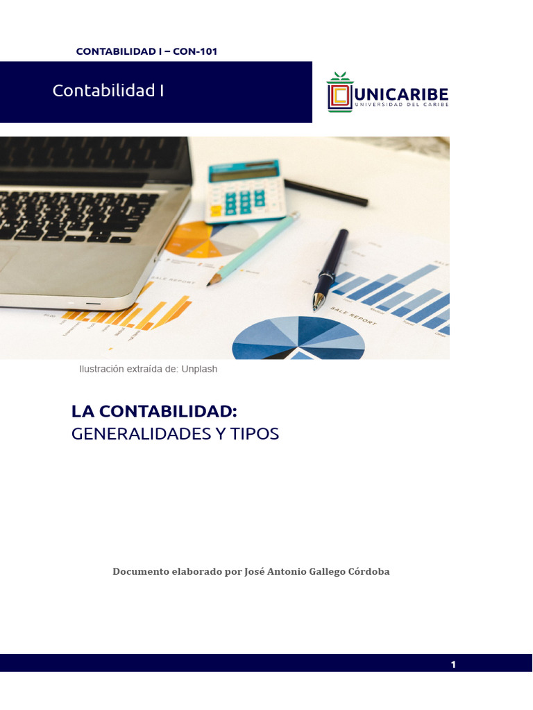 Unidad 1 Recurso 1 La Contabilidad Generalidades Y Tipos Pdf