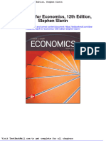 Test Bank For Economics 12th Edition Stephen Slavin