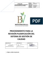 PR-SGC-006 Procedimiento Revision de Planeacion SGC