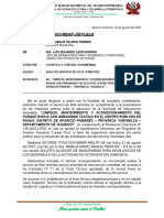 Informe N°030-2023 - Solicito Contratacion Servicio de Flete