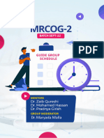 MRCOG-2 GG Schedule SEPT2022