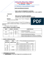 Informe Pedagogico General 2022 - Roy Bonfild Briones