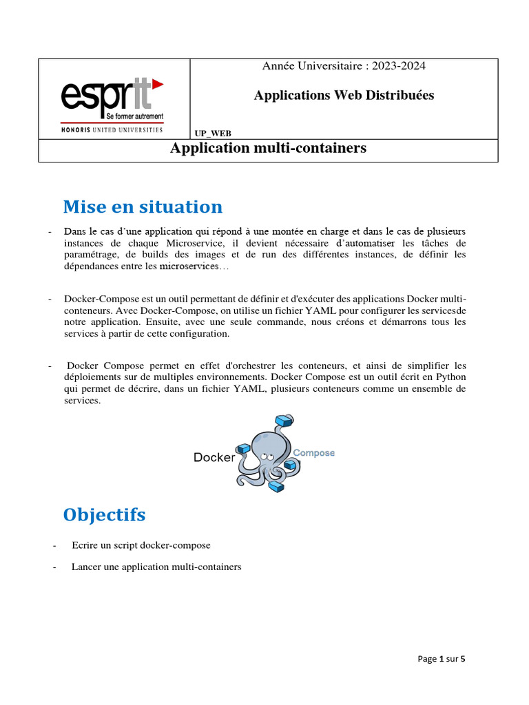Guide Docker Compose pour Microservices | PDF | Génie logiciel ...