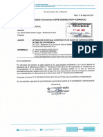 Carta Recibida N°068 - Aprobacion de Detalle Contructivo de Buzon