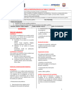 Representamos La Participacion en Las Tablas Y Graficos: Capacidades