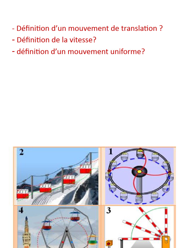 Définition du mouvement de rotation | PDF | Mouvement de rotation | Angle