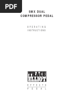 Trace Elliot SMX Dual Compressor Operating Instructions PDF 475314