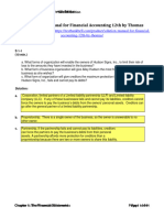 Solution Manual For Financial Accounting 12th by Thomas