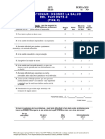 Cuestionario PHQ-9 PatientHealthQuestionnaire9 - Spanish