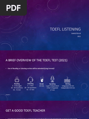 TOEFL Listening